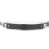 Bracciale Uomo Luca Barra In Acciaio Con Piastra Nera 5 - Verre Gioielli Bracciale Uomo Luca Barra In Acciaio Con Piastra Nera 1 Verre Gioielli - l'istituzione del gioiello