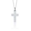 Collana Uomo Luca Barra In Acciaio Con Croce 1 Verre Gioielli - l'istituzione del gioiello