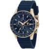 Orologio Uomo Maserati Cronografo Al Quarzo In Acciaio E Silicone 2 - Verre Gioielli Orologio Uomo Maserati Cronografo Al Quarzo In Acciaio E Silicone
