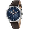 Orologio Uomo Maserati Cronografo Al Quarzo In Acciaio E Pelle 2 - Verre Gioielli Orologio Uomo Maserati Cronografo Al Quarzo In Acciaio E Pelle