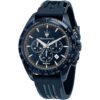 Orologio Uomo Maserati Cronografo Solare In Acciaio E Silicone