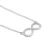 Collana Girocollo Donna Stroili In Argento 925 Con Infinito E Zirconi Bianchi 1 Verre Gioielli - l'istituzione del gioiello