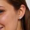 Orecchini Donna Stroili In Argento 925 E Zirconi Bianchi 2 Verre Gioielli - l'istituzione del gioiello