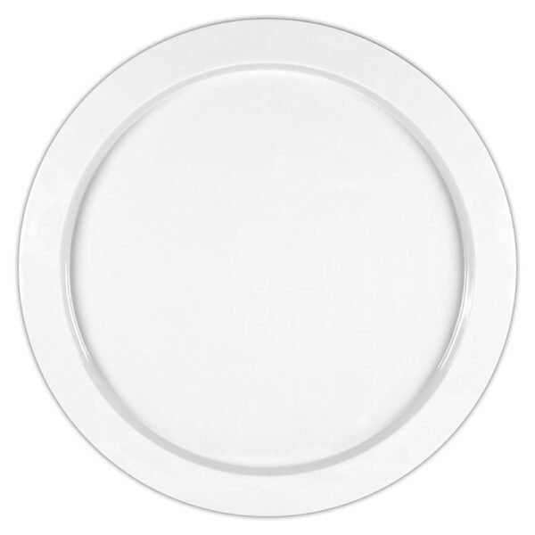 Vassoio Rotondo Baci Milano In Melamina Bianca 3 - Verre Gioielli Vassoio Rotondo Baci Milano In Melamina Bianca