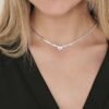 Collana Donna Luca Barra Con Cristalli Bianchi E Cuore 7 - Verre Gioielli Collana Donna Luca Barra Con Cristalli Bianchi E Cuore 3 Verre Gioielli - l'istituzione del gioiello