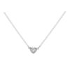 Collana Girocollo Donna Stroili In Argento 925 Con Cuore E Zirconi Bianchi