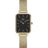 Orologio Daniel Wellington Donna Quadro Pressed Evergold In Acciaio Dorato
