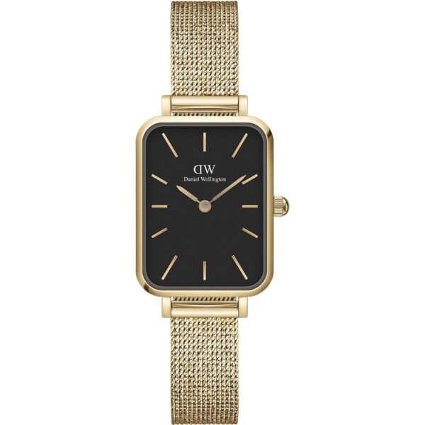 Orologio Daniel Wellington Donna Quadro Pressed Evergold In Acciaio Dorato