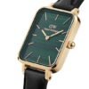 Orologio Daniel Wellington Donna Quadro Pressed Sheffield Emerald In Acciaio Dorato E Pelle 5 - Verre Gioielli Orologio Daniel Wellington Donna Quadro Pressed Sheffield Emerald In Acciaio Dorato E Pelle 1 Verre Gioielli - l'istituzione del gioiello