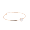 Bracciale Donna Anihma Rigido In Argento 925 Rosato E Madreperla 1 - Verre Gioielli Bracciale Donna Anihma Rigido In Argento 925 Rosato E Madreperla