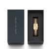 Orologio Daniel Wellington Donna Quadro Pressed Unitone In Acciaio Dorato 4 Verre Gioielli - l'istituzione del gioiello