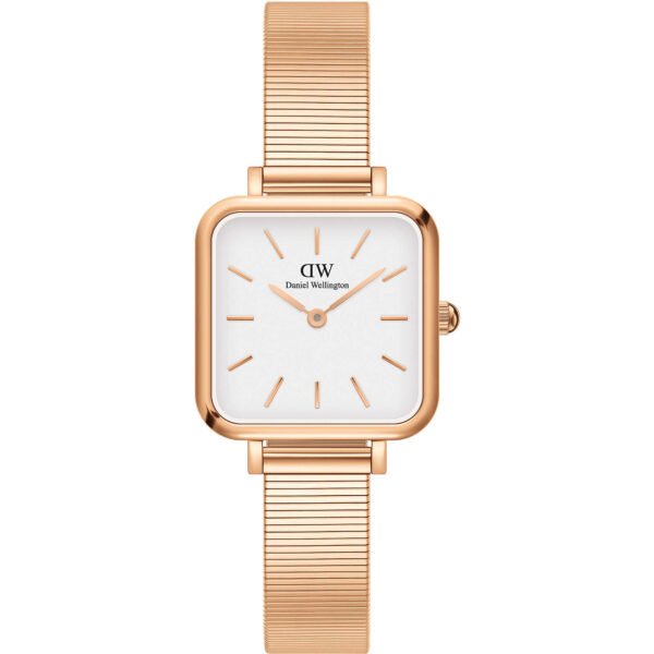 Orologio Daniel Wellington Donna Quadro Studio In Acciaio Rosato