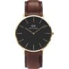Orologio Uomo Daniel Wellington Classic St. Mawes In Acciaio E Pelle