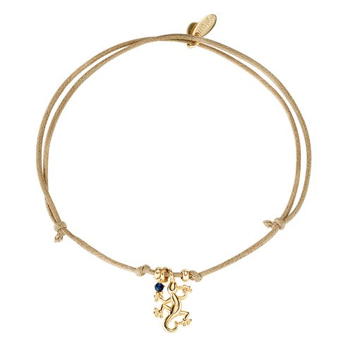 Bracciale Donna Amen Portafortuna Con Cordino Cerato E Geco Con Cristallo Blu 3 - Verre Gioielli Bracciale Donna Amen Portafortuna Con Cordino Cerato E Geco Con Cristallo Blu