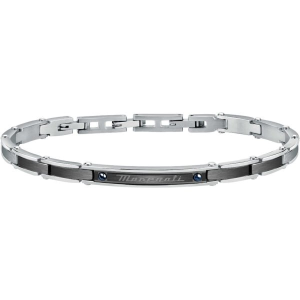 Bracciale Uomo Maserati In Acciaio 3 - Verre Gioielli Bracciale Uomo Maserati In Acciaio