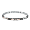 Bracciale Uomo Maserati In Acciaio E Zirconi Neri