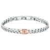 Bracciale Uomo Maserati In Acciaio A Catena Con Pvd Rosa