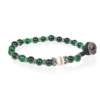 Bracciale Uomo Gerba Lab Con Occhio Di Tigre Verde E Argento 925