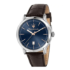 Orologio Uomo Maserati Solo Tempo Al Quarzo In Acciaio E Pelle