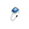 Anello Donna Amen In Argento 925 Con Zirconi Blu E Bianchi