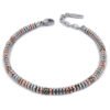 Bracciale Uomo Boccadamo Man In Acciaio Con Ematite E Pvd Rosa 1 - Verre Gioielli Bracciale Uomo Boccadamo Man In Acciaio Con Ematite E Pvd Rosa