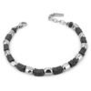 Bracciale Uomo Boccadamo Man In Acciaio E Pvd Nero 1 - Verre Gioielli Bracciale Uomo Boccadamo Man In Acciaio E Pvd Nero