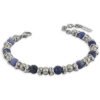 Bracciale Uomo Boccadamo Man In Acciaio E Sodalite 1 - Verre Gioielli Bracciale Uomo Boccadamo Man In Acciaio E Sodalite