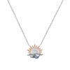 Collana Donna Amen In Argento 925 Con Sole E Zirconi Multicolor 2 - Verre Gioielli Collana Donna Amen In Argento 925 Con Sole E Zirconi Multicolor