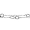 Bracciale Donna Stroili In Argento 925 A Doppio Filo Con Infinito 1 Verre Gioielli - l'istituzione del gioiello