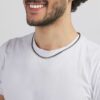Collana Uomo Stroili In Acciaio Microfuso Bicolore 2 Verre Gioielli - l'istituzione del gioiello