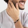 Bracciale Uomo Stroili In Acciaio Bicolore Con Zircone Bianco 5 - Verre Gioielli Bracciale Uomo Stroili In Acciaio Bicolore Con Zircone Bianco 1 Verre Gioielli - l'istituzione del gioiello