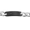 Bracciale Uomo Stroili In Acciaio Bicolore Con Zircone Nero 5 - Verre Gioielli Bracciale Uomo Stroili In Acciaio Bicolore Con Zircone Nero 1 Verre Gioielli - l'istituzione del gioiello
