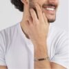 Bracciale Uomo Stroili In Acciaio Bicolore Con Zircone Nero 6 - Verre Gioielli Bracciale Uomo Stroili In Acciaio Bicolore Con Zircone Nero 2 Verre Gioielli - l'istituzione del gioiello