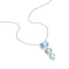 Collana Donna Trilogy Stroili In Argento 925 Con Zirconi Celesti A Cuore 1 Verre Gioielli - l'istituzione del gioiello