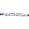 Bracciale Tennis Uomo Stroili In Acciaio E Zirconi Blu 1 Verre Gioielli - l'istituzione del gioiello