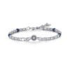 Bracciale Uomo Luca Barra In Acciaio Con Lapis Nero E Stella Polare