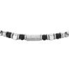 Bracciale Uomo Luca Barra In Acciaio Con Pietre Nere 5 - Verre Gioielli Bracciale Uomo Luca Barra In Acciaio Con Pietre Nere 1 Verre Gioielli - l'istituzione del gioiello