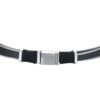 Bracciale Uomo Luca Barra In Pelle Nera E Acciaio 6 - Verre Gioielli Bracciale Uomo Luca Barra In Pelle Nera E Acciaio 2 Verre Gioielli - l'istituzione del gioiello