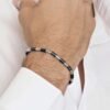 Bracciale Uomo Luca Barra In Acciaio Con Ematite Blu 5 - Verre Gioielli Bracciale Uomo Luca Barra In Acciaio Con Ematite Blu 1 Verre Gioielli - l'istituzione del gioiello