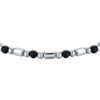 Bracciale Elastico Uomo Luca Barra In Acciaio Con Pietre Nere 6 - Verre Gioielli Bracciale Elastico Uomo Luca Barra In Acciaio Con Pietre Nere 2 Verre Gioielli - l'istituzione del gioiello