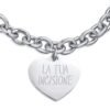 Bracciale Donna Bangle Luca Barra In Acciaio Con Cuore Pendente 7 - Verre Gioielli Bracciale Donna Bangle Luca Barra In Acciaio Con Cuore Pendente 3 Verre Gioielli - l'istituzione del gioiello