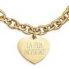 Bracciale Donna Luca Barra In Acciaio Dorato Con Cuore Pendente 7 - Verre Gioielli Bracciale Donna Luca Barra In Acciaio Dorato Con Cuore Pendente 3 Verre Gioielli - l'istituzione del gioiello