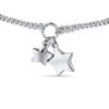 Bracciale Donna Luca Barra In Acciaio Con Stelle Pendenti 2 Verre Gioielli - l'istituzione del gioiello