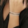 Bracciale Donna Luca Barra In Acciaio Triplo Filo Con Cristalli Bianchi 5 - Verre Gioielli Bracciale Donna Luca Barra In Acciaio Triplo Filo Con Cristalli Bianchi 1 Verre Gioielli - l'istituzione del gioiello