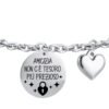 Bracciale Donna Luca Barra In Acciaio Amicizia 2 Verre Gioielli - l'istituzione del gioiello