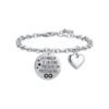 Bracciale Donna Luca Barra In Acciaio Famiglia 1 - Verre Gioielli Bracciale Donna Luca Barra In Acciaio Famiglia