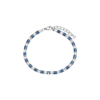 Bracciale Uomo Stroili In Acciaio Silver E Blu Man Code 2 - Verre Gioielli Bracciale Uomo Stroili In Acciaio Silver E Blu Man Code
