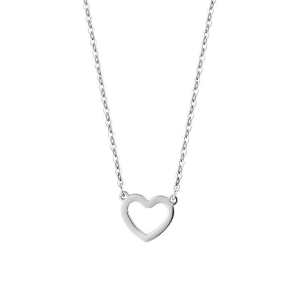 Collana Donna Luca Barra In Acciaio Con Cuore