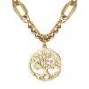 Collana Donna Luca Barra In Acciaio Dorato Con Albero Della Vita 6 - Verre Gioielli Collana Donna Luca Barra In Acciaio Dorato Con Albero Della Vita 2 Verre Gioielli - l'istituzione del gioiello