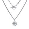 Collana Donna Luca Barra In Acciaio Doppia Trama Con Rosa Dei Venti E Cristalli Bianchi 6 - Verre Gioielli Collana Donna Luca Barra In Acciaio Doppia Trama Con Rosa Dei Venti E Cristalli Bianchi 2 Verre Gioielli - l'istituzione del gioiello